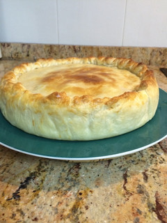 Una foto de Pastel de salmón