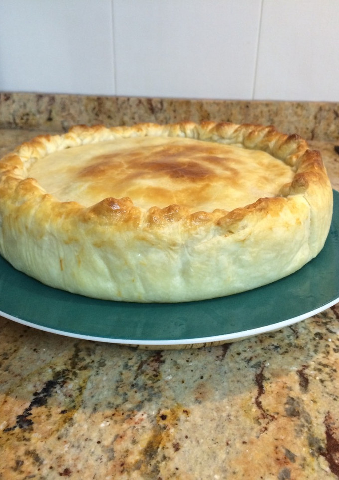 Una foto de Pastel de salmón 