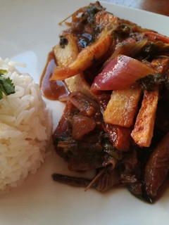 Una foto de Lomo saltado
