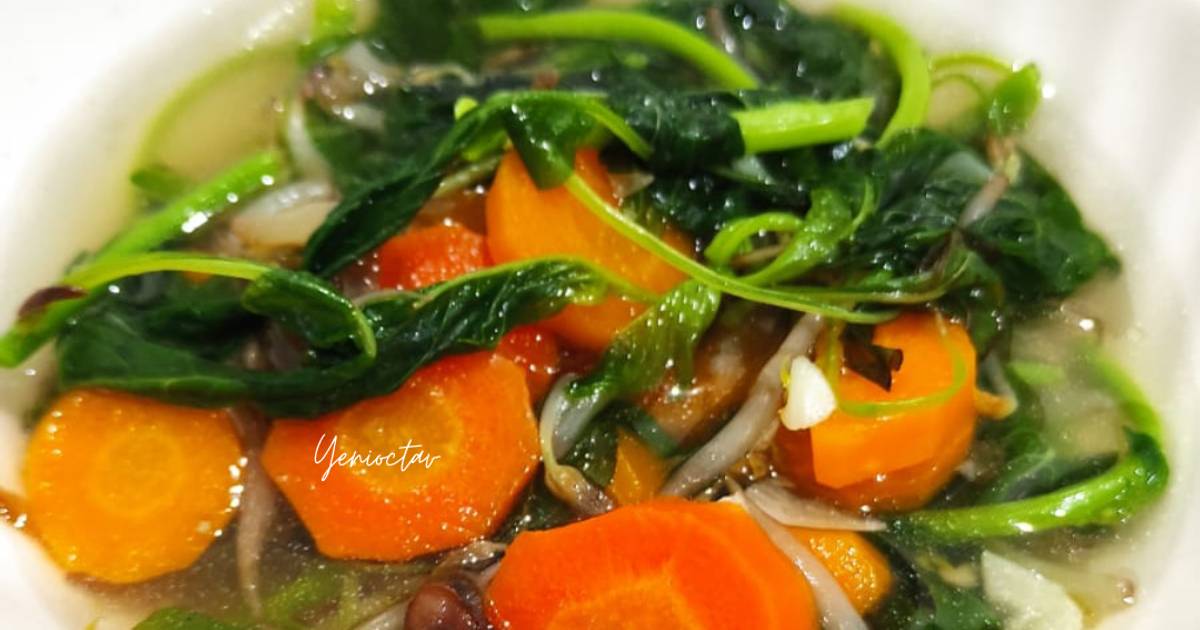 Resep Sayur Bening Bayam Oleh Yeni Octav Cookpad