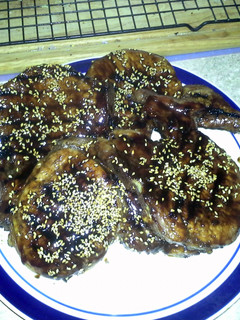 A picture of Barbecued pork chops.