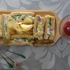 A picture of Russian Salad Cold Sandwich.