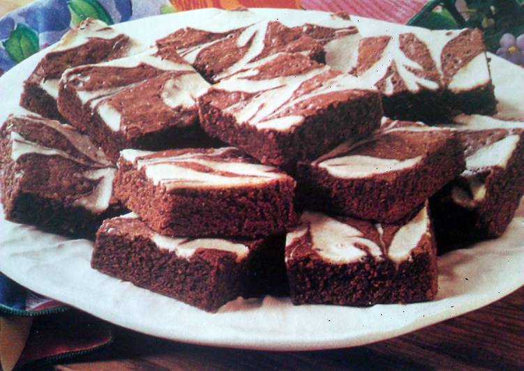 One Bowl Cream Cheese Brownies