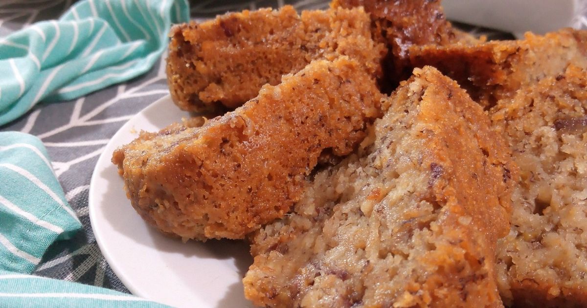 Bolu Pisang Kurma (Tanpa Telur Tanpa Mixer)