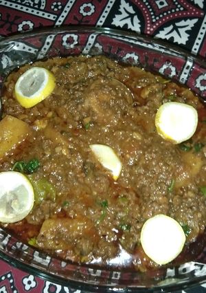 A picture of Aloo keema.