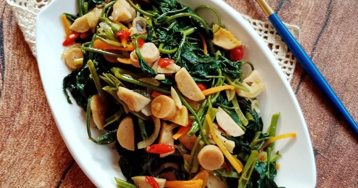 Resep Cah Kangkung Udang Rebon Oleh Kasmira Cookpad