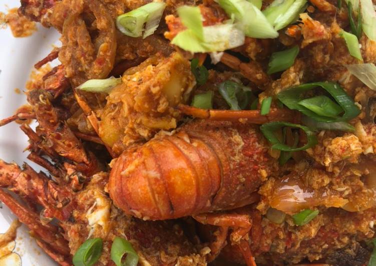 Resep Baby lobster saus singapur yang sempurna