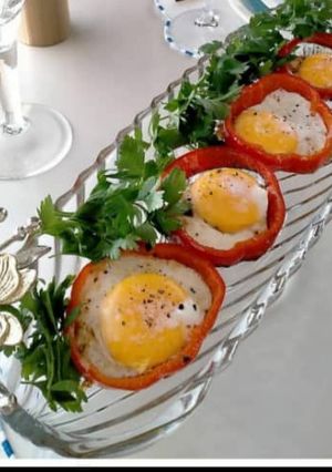 عکسی از دستور املت قالب گوجه ای مهین پز😋💟