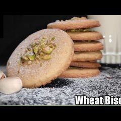 Wheat biscuit without oven | Aata biscuit recipe A picture of Wheat biscuit without oven | Aata biscuit recipe.