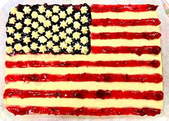 How to Recipe Perfect American Flag Cake