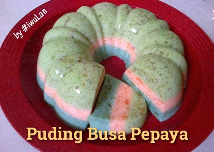 Puding Busa Pepaya