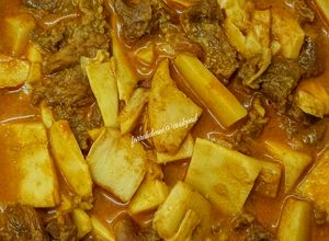 Gambar Gulai Daging Umbut Kelapa