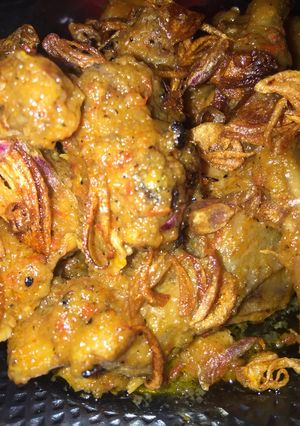 Foto resep Ayam kampung bakar bumbu kuning