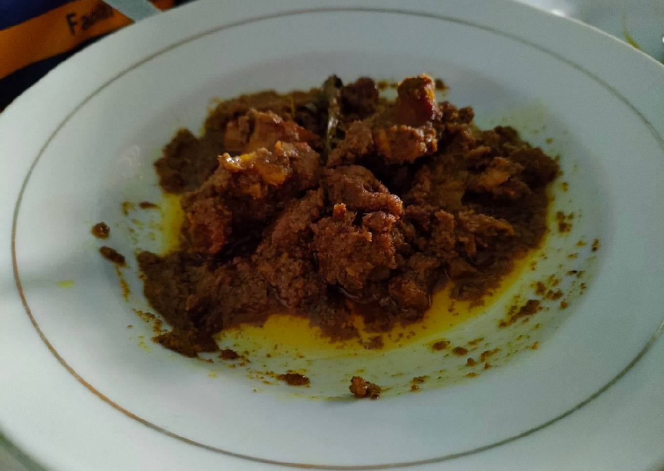 Rendang daging sapi
