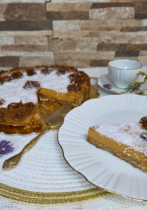 Una foto de Tarta de flan