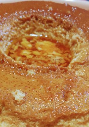 Una foto de Flan casero