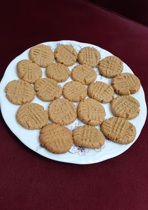 صورة لوصفة كوكيز بالفول السوداني 🤩