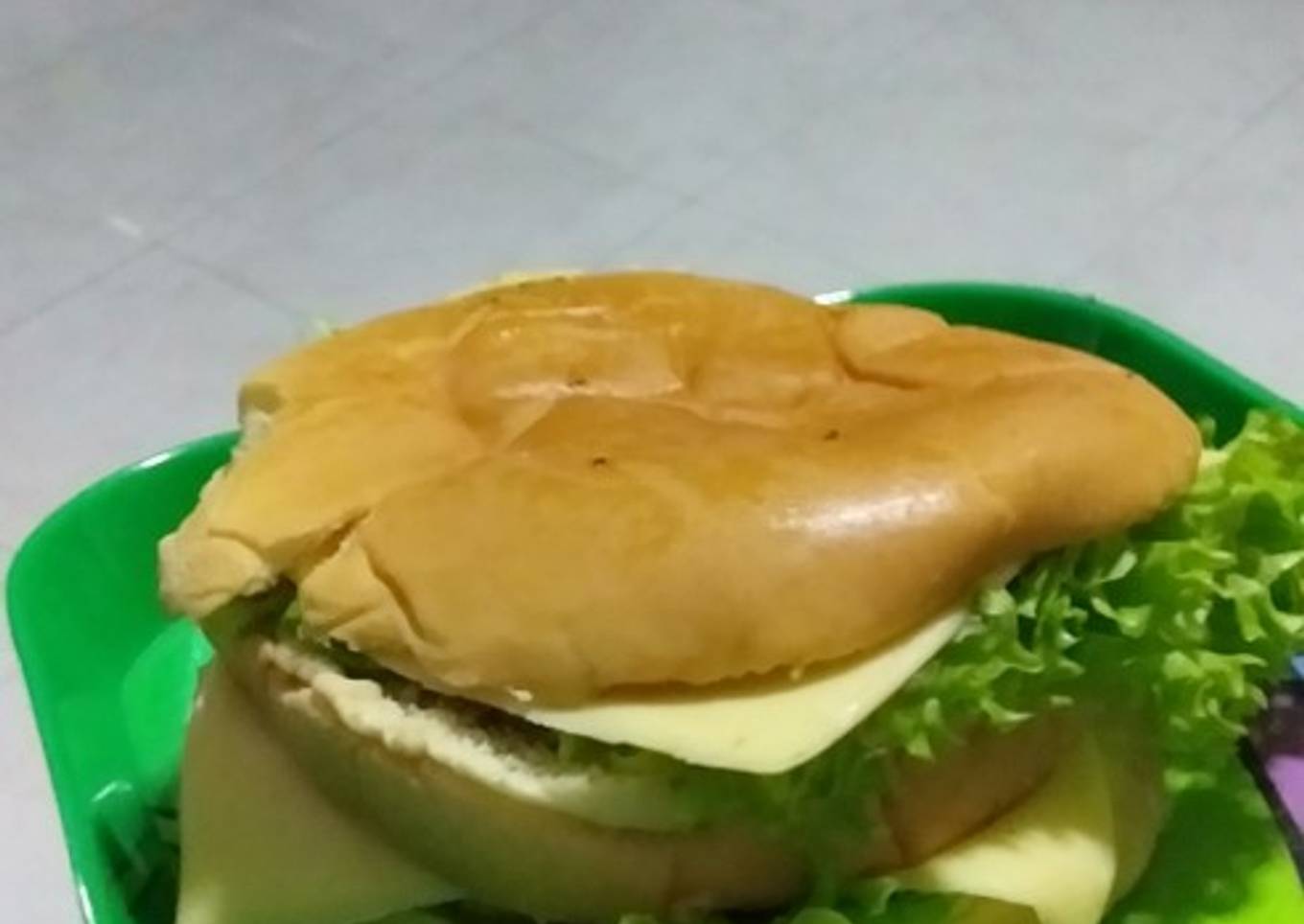 Chicken burger ala me