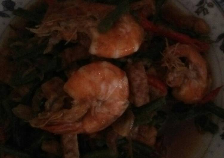 Resep Orek tempe kacang udang Anti Gagal