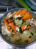 Sop oyong tangkar ayam