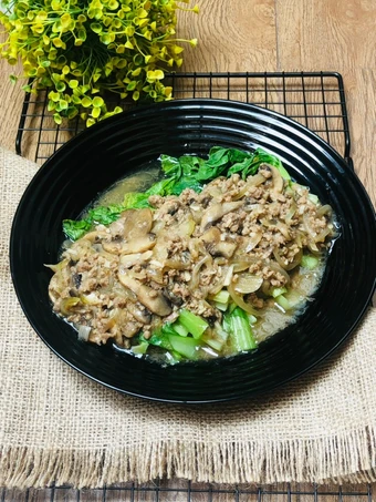 Langkah Gampang Membuat Resep POKCOY JAMUR DAGING SAPI tumis saus tiram yang Bikin Ngiler