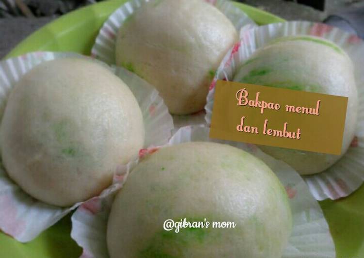 Resep Bakpao menul dan lembut #BikinRamadanBerkesan yang Enak