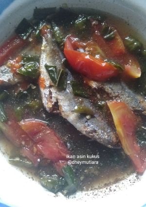 Foto resep 55.Ikan asin kukus