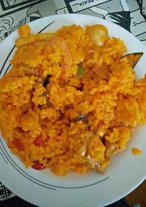 Una foto de Paella mixta para torpes