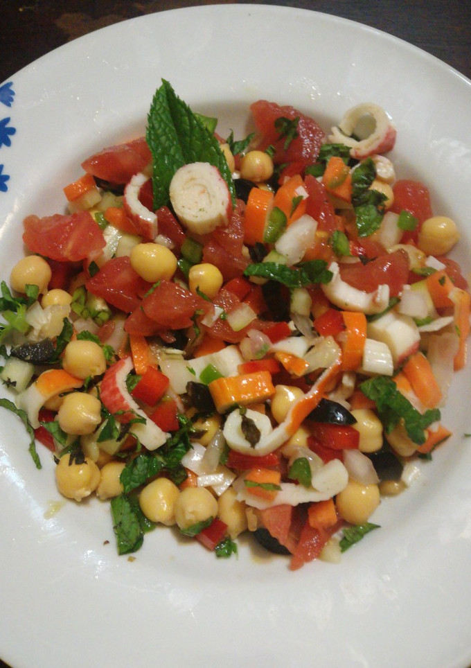 Una foto de Ensalada Garbonzuda con un toque de frescor