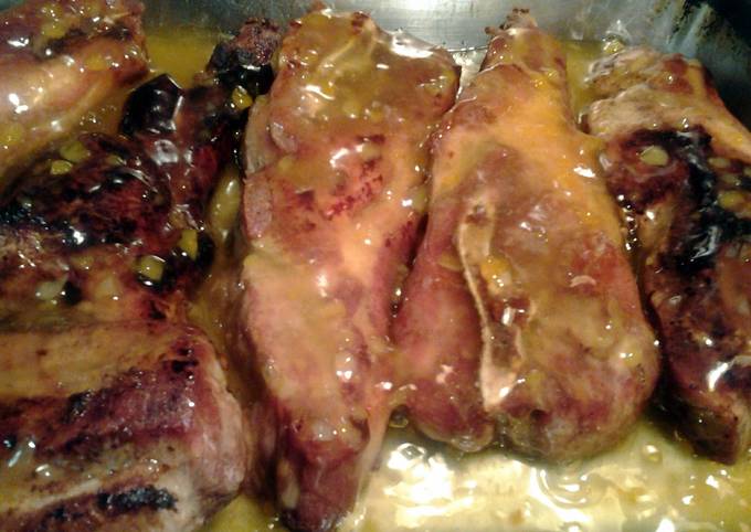country style ribs in duck sauce