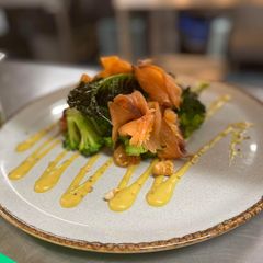 A picture of Confit Salmon Salad.