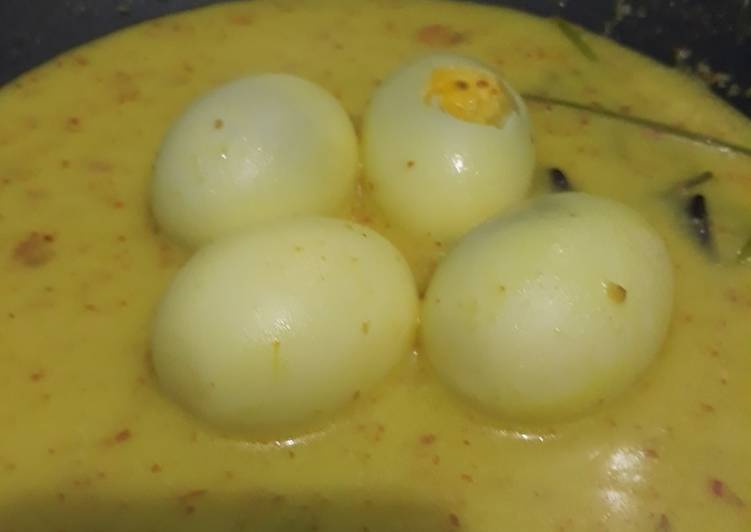 Resep Telur santan kuning Anti Gagal