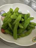 Easy Appetizer: Basic Salted Boiled Edamame