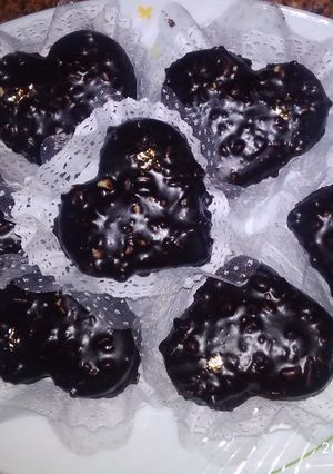 صورة لوصفة قلوب الفيريرو روشيه 🖤