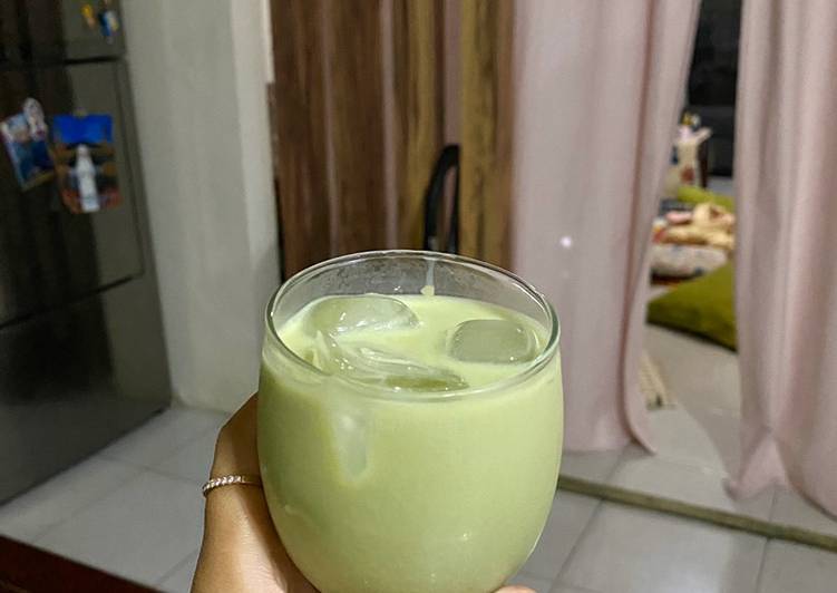 Langkah Mudah untuk Membuat Green Thai Tea Gurih Manisnya Mantap yang Menggugah Selera