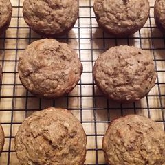 A picture of Banana Oat Muffins.
