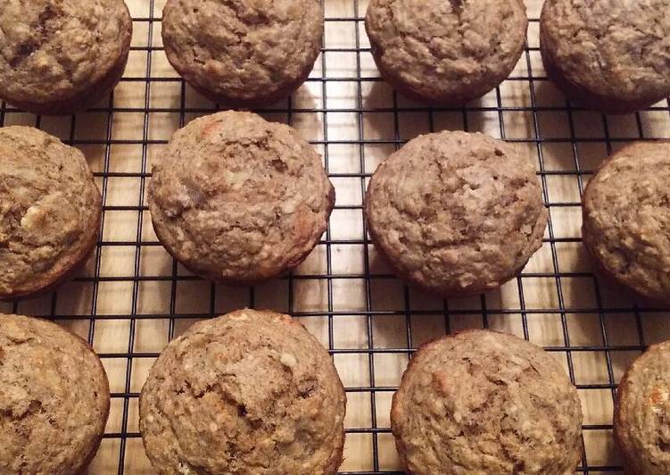 Recipe of Award-winning Banana Oat Muffins