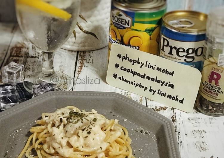 Langkah Langkah Memasak Spaghetti Carbonara #phopbylinimohd yang Yummy