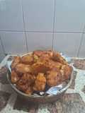 Buñuelos de lechuga y cebolla