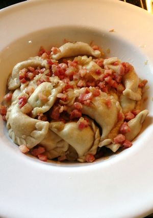 A picture of Polish Pierogi.