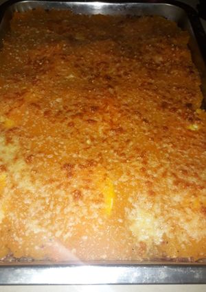 Una foto de Pastel mixto de papas y zapallo