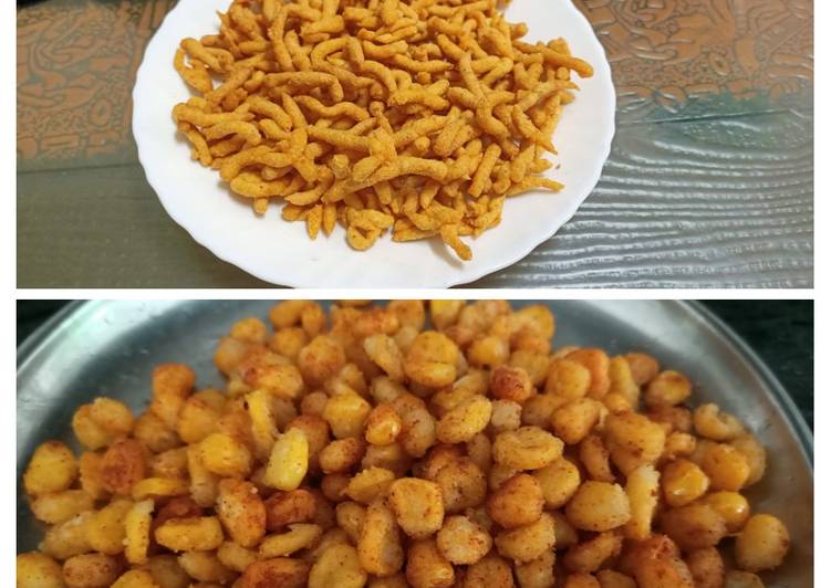 Step-by-Step Guide to Prepare Quick Besan Sev and salty masala corn