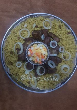 Foto resep Nasi Kebuli Kambing Goreng