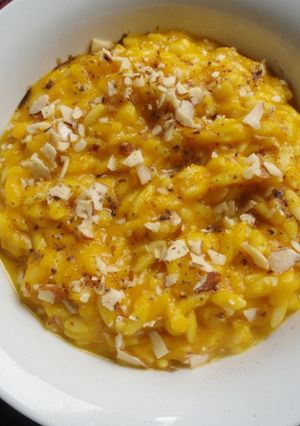 A picture of Pumpkin Risotto.