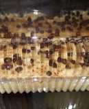 Napoleón 3 leches con canela y chispas de chocolate de la casa