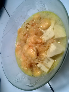 Foto resep Udang tahu kuah santan