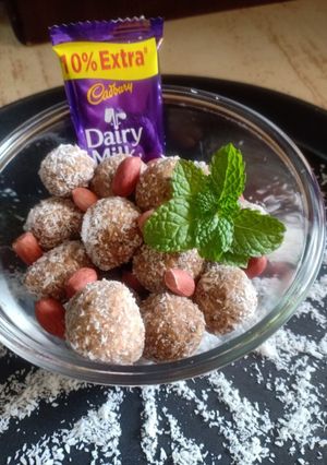 A picture of Choco Mint Til Laddu.