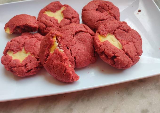 Recipe of Favorite Red velvet cream cheese cookies