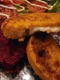 Hamburguesas de zapallo cabutiá 🎃 y arroz 🍚. Con centro de muzzarella 🫠