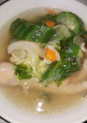 Foto resep Sop ceker bening sederhana